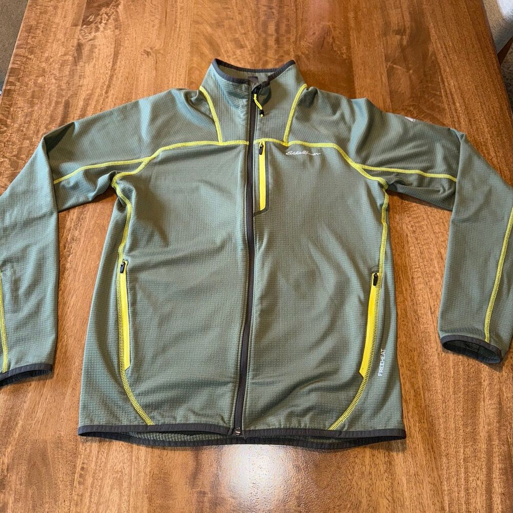 Eddie Bauer Jacket First Ascent Free heat Hiking Full Zip Men Size Small